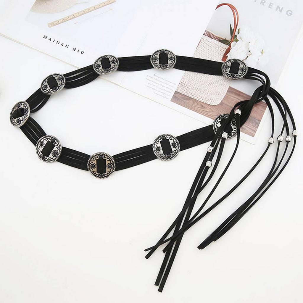 ACCITY - VINTAGE BOHEMIAN EMBELLISHED BELT_CWABE0260