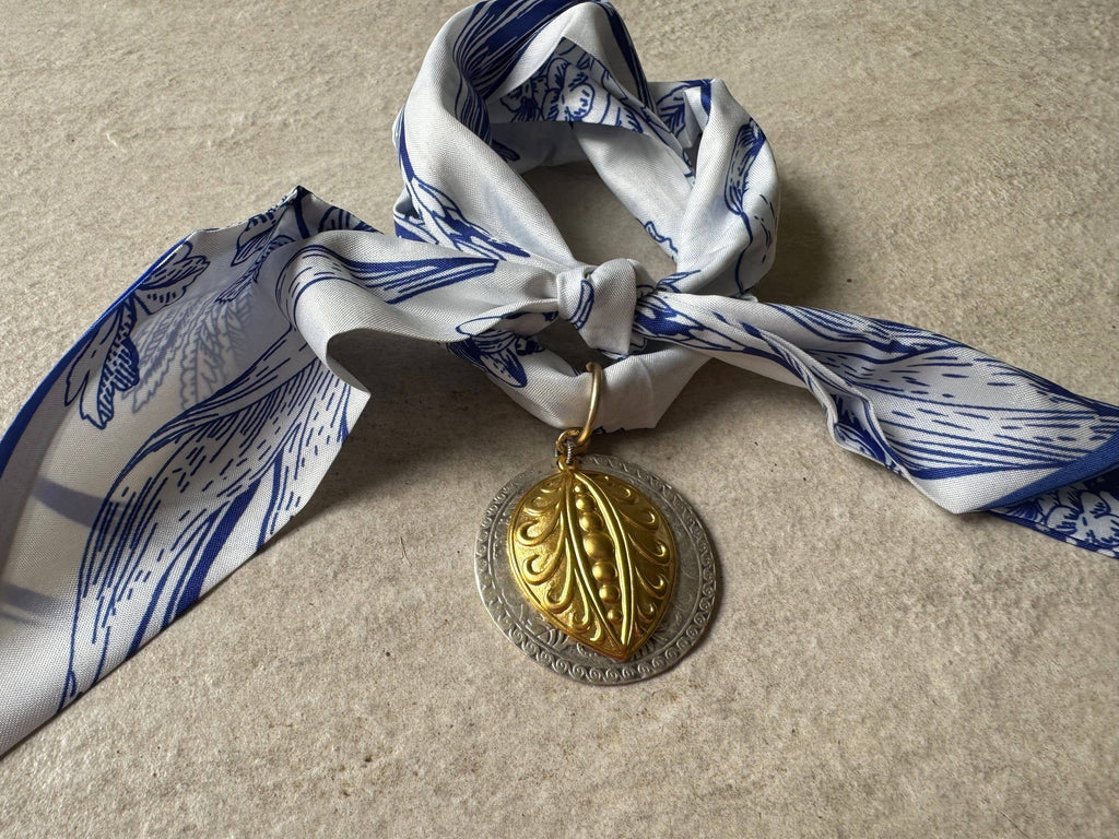 Heritage Medallion Scarf Necklace