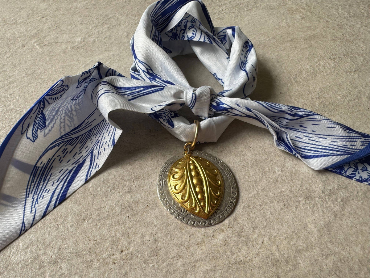 Heritage Medallion Scarf Necklace