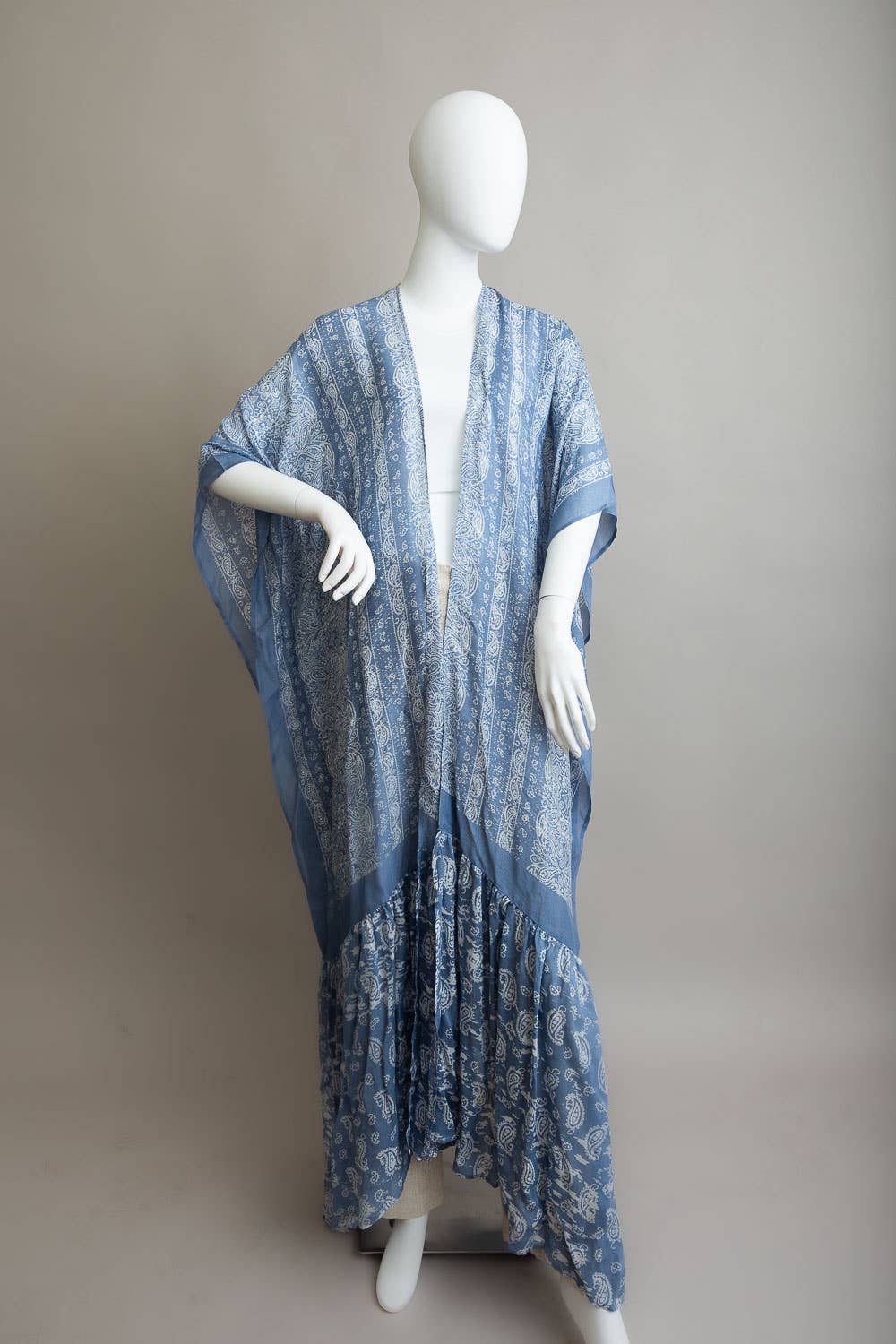 Leto Accessories - Summer Essential: Airy Paisley Drape Kimono 🌞 - 8 Colors