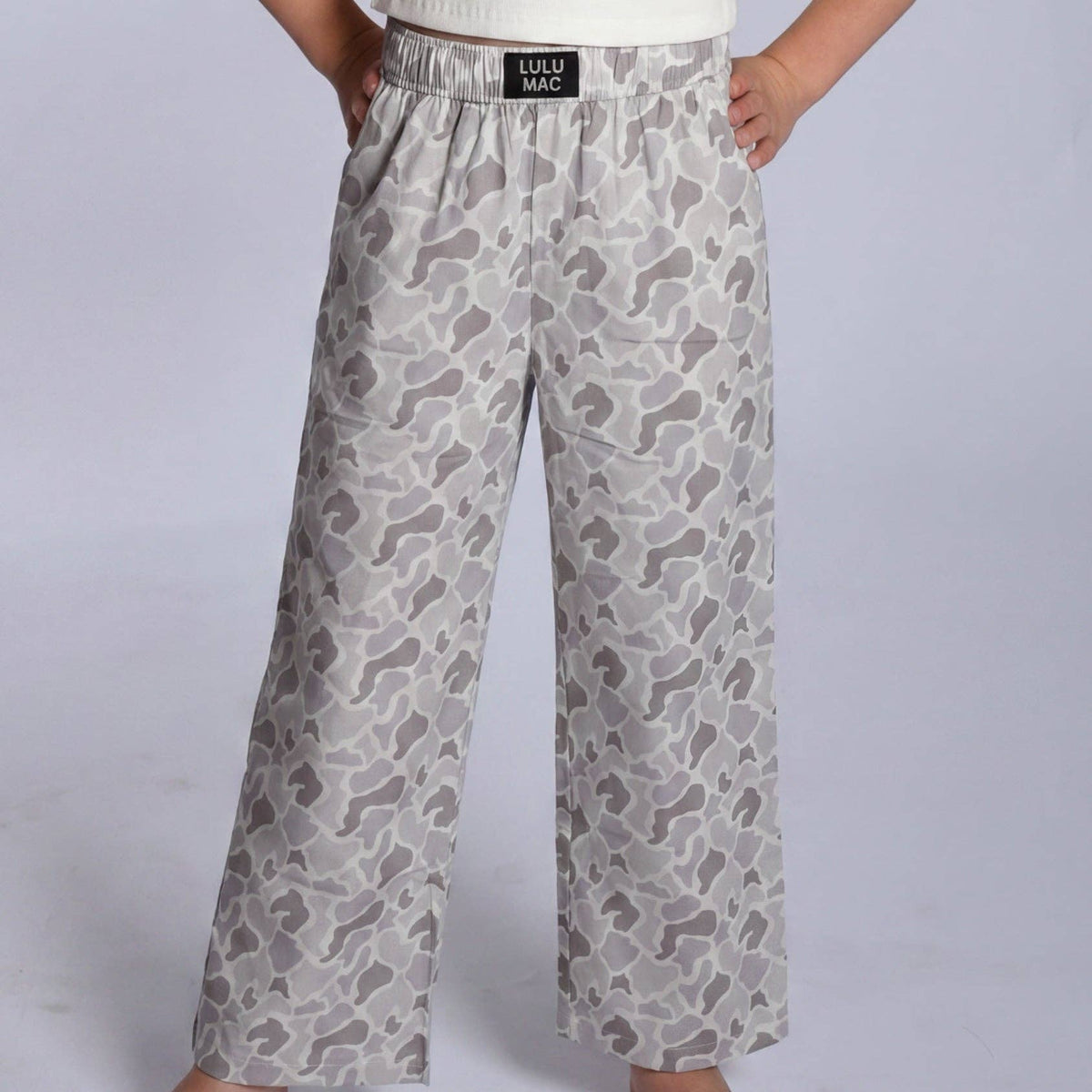 Lulu Mac - Youth -WHITE CAMO-Pants