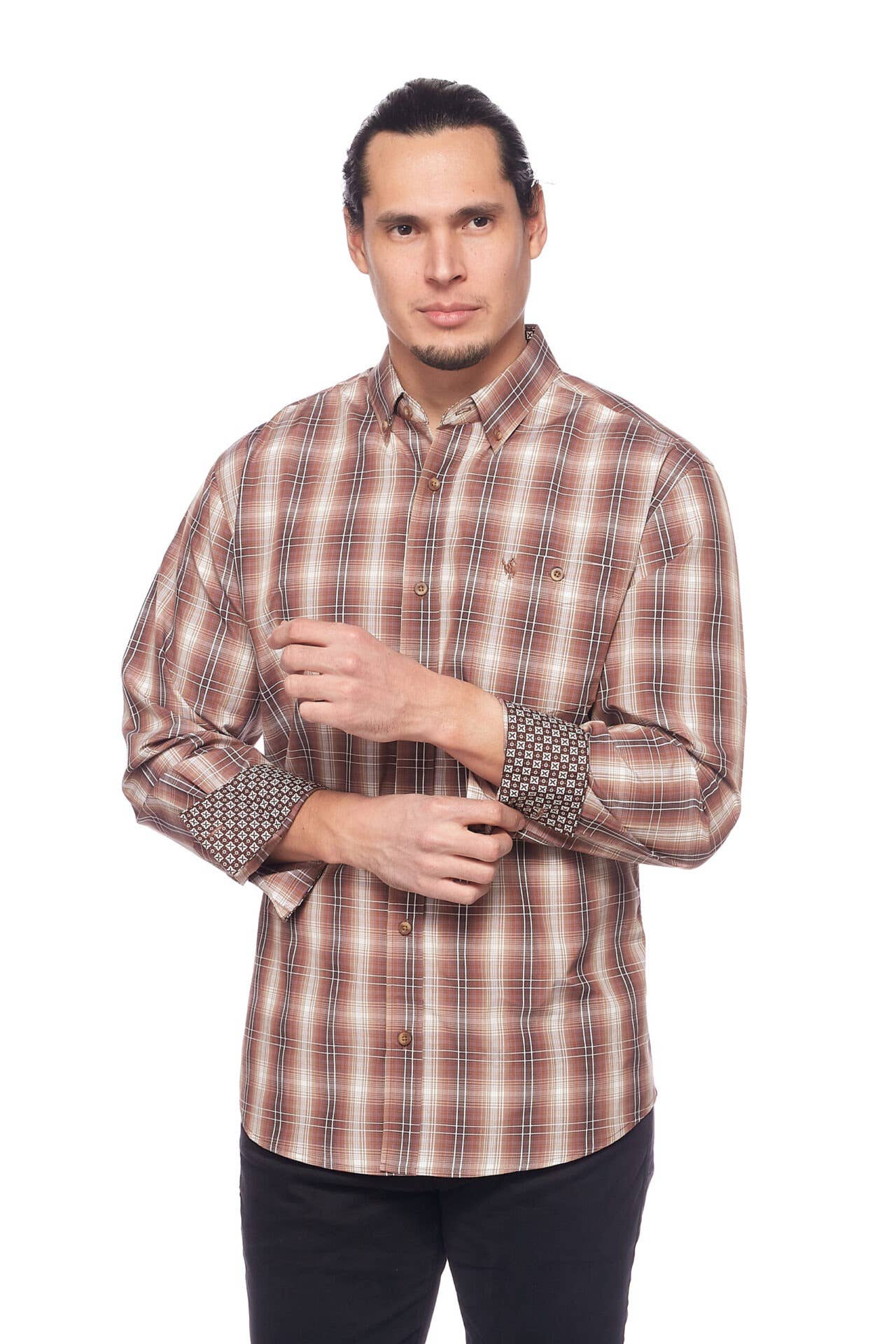 Rodeo Clothing - Men's Western Apparel Regular Fit Plaid shirts