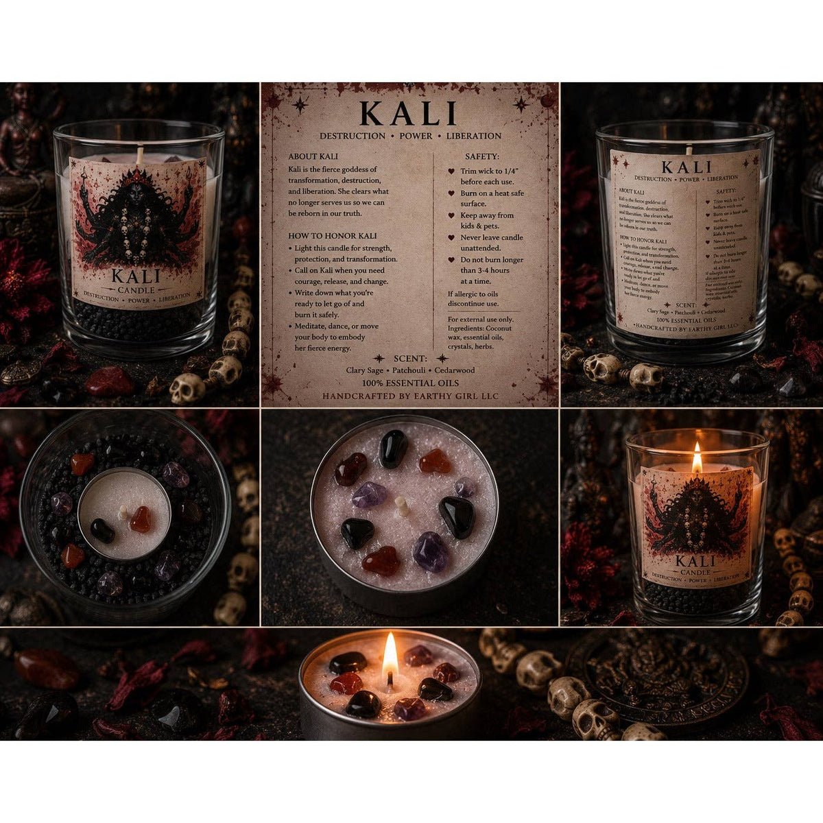 Kali Tea Light Candle Set