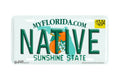 Airstrike - "Florida State Native" - Decorative License Plate
