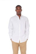Hawk's Bay - Men's Cotton Stretch Long Sleeve Solid Shirt