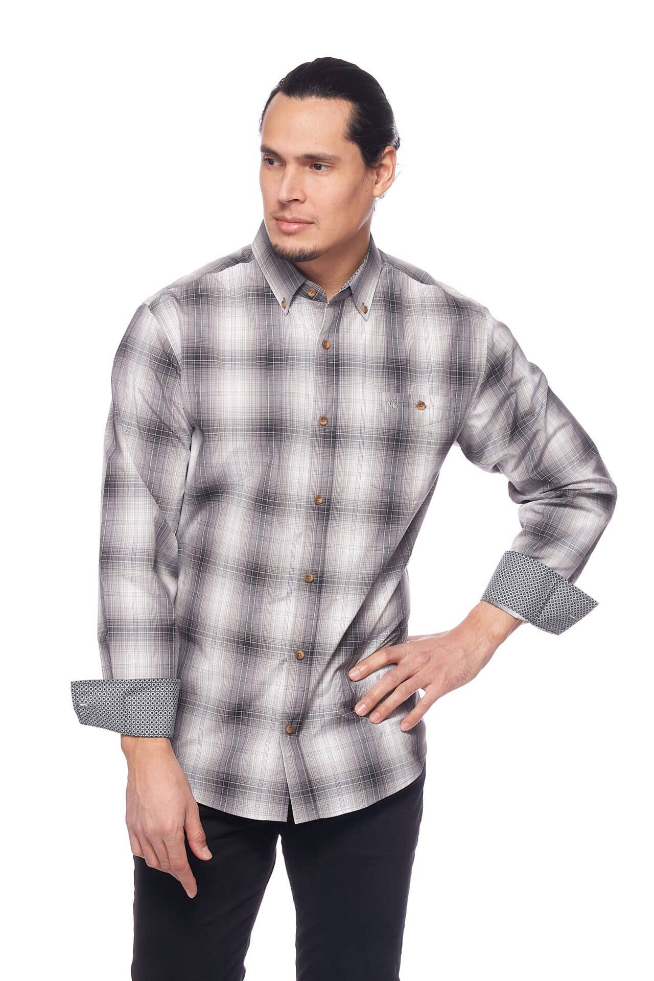Rodeo Clothing - Men's Western Apparel Regular Fit Plaid shirts