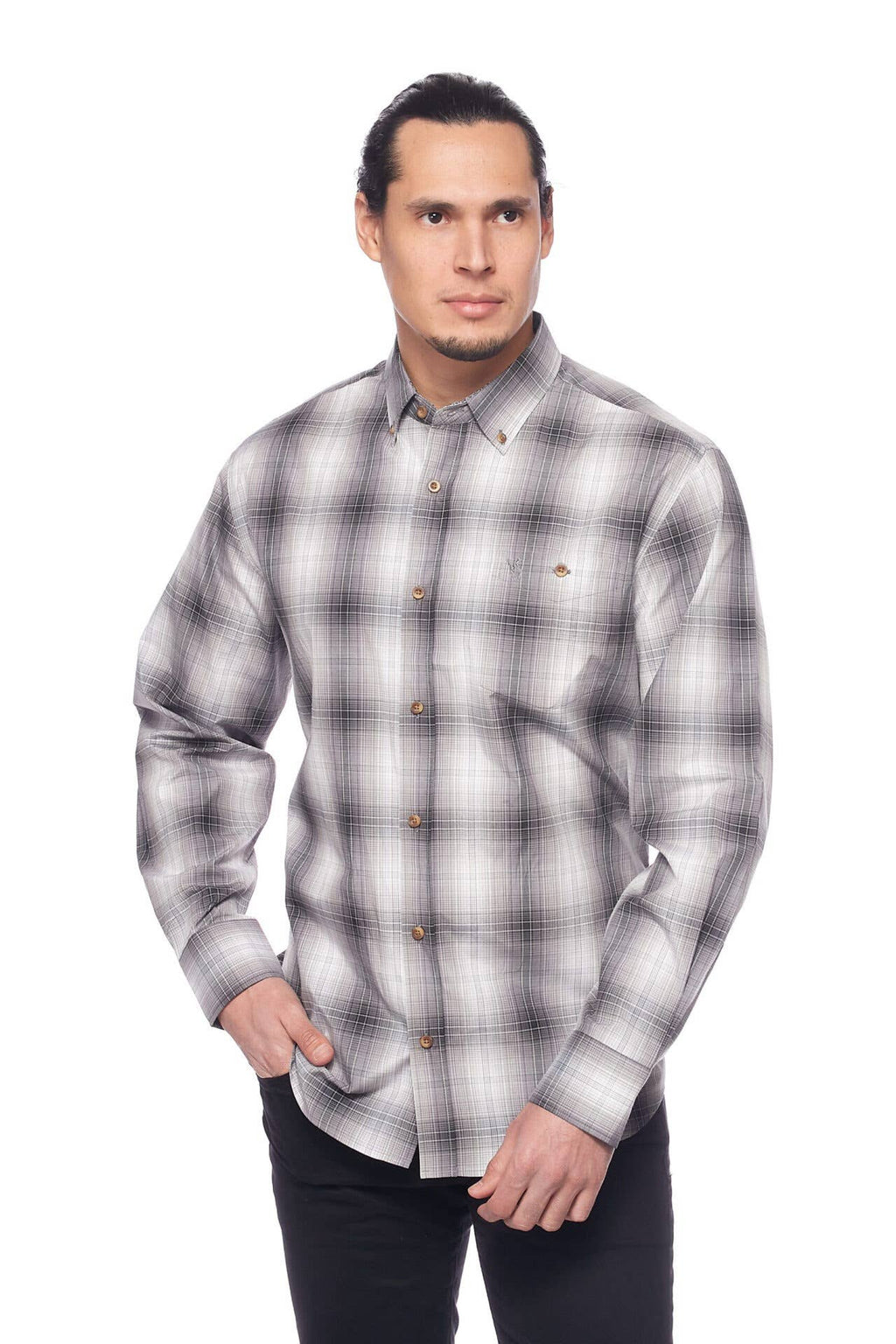 Rodeo Clothing - Men's Western Apparel Regular Fit Plaid shirts