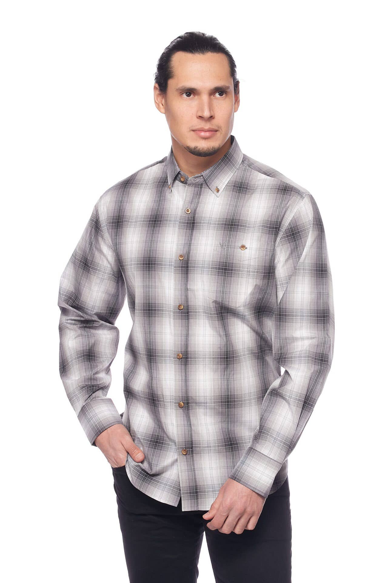 Rodeo Clothing - Men's Western Apparel Regular Fit Plaid shirts