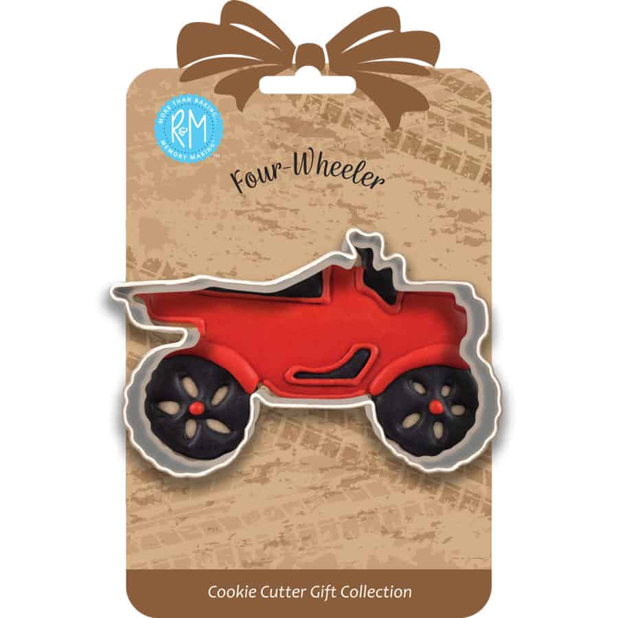 R&M International - Four Wheeler Cookie Cutter 3.75" Carded