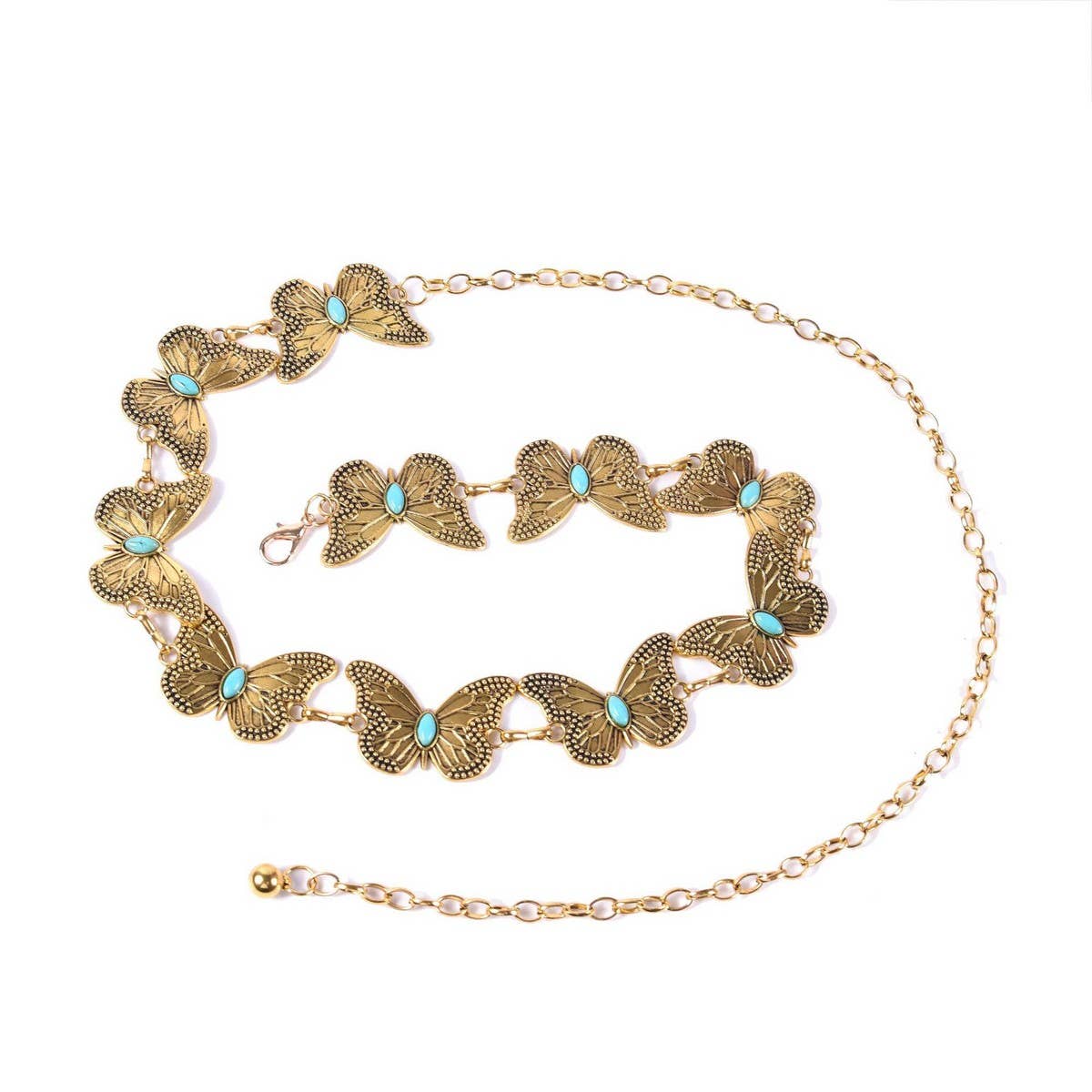 ACCITY - CASUAL RETRO BUTTERFLY DECORATIVE WAIST CHAIN_CWABE0486