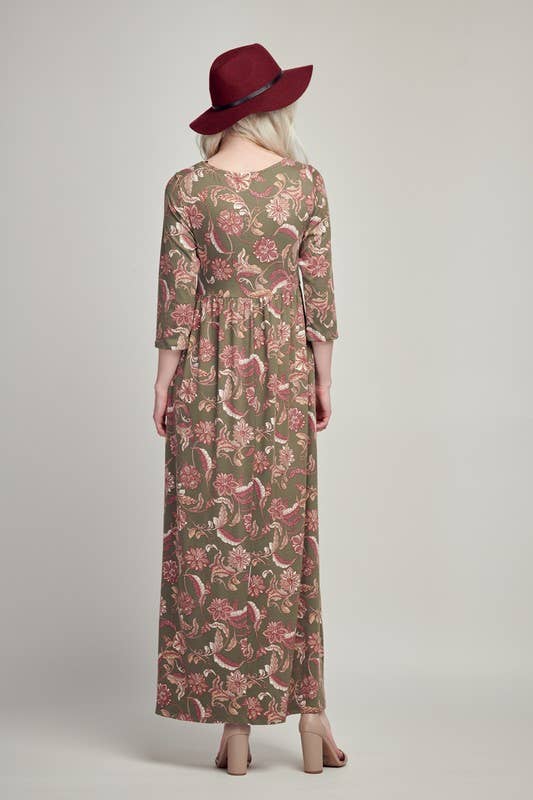 Rose Mellow Fashion - Maxi Dress