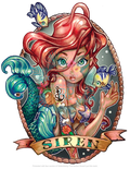 Rustic Pineapple - Ariel T-Shirt Transfer