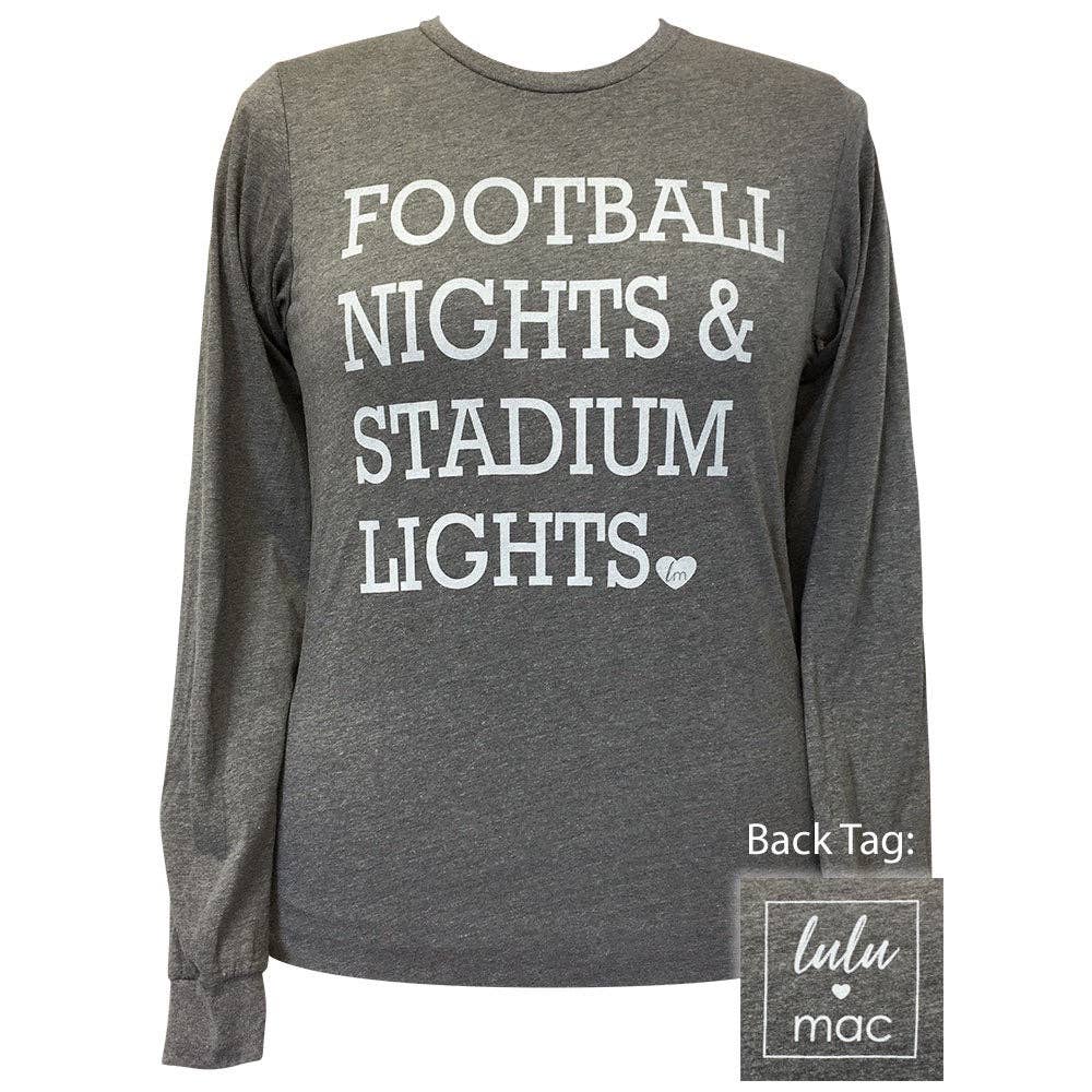 Lulu mac-Football Nights- Long Sleeve Tee