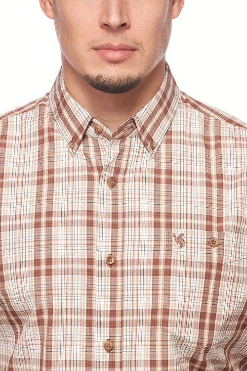 Rodeo Clothing - BUTTON-DOWN PLAID SHIRTS – With Logo