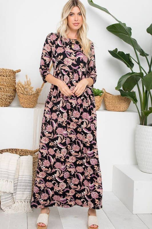 Rose Mellow Fashion - Maxi Dress