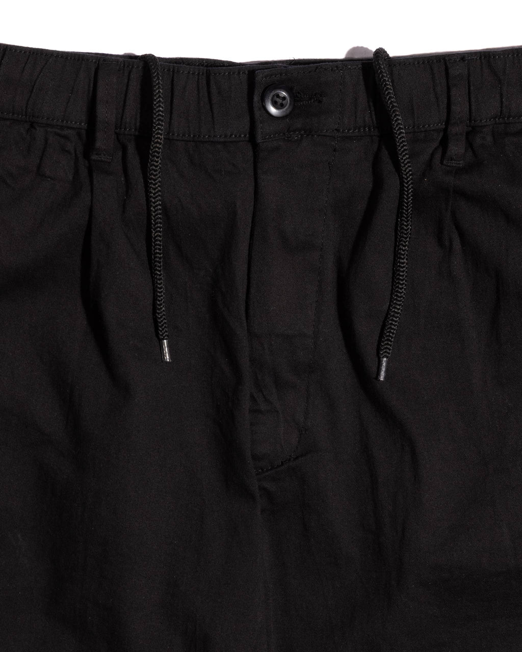 Relaxed Fit Cotton Pant featuring a drawstring closure, pleated front, and elastic waistband for comfort and style.