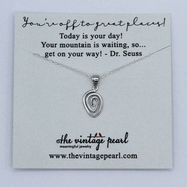 The Vintage Pearl - You're Off To Great Places! Necklace (sterling silver)