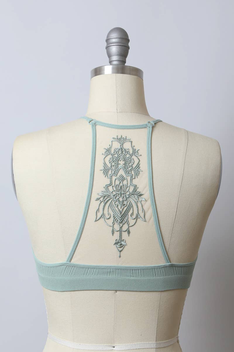 Leto Accessories - Tattoo Back Mesh Bralette – Unique, Comfortable, Stylish ✨