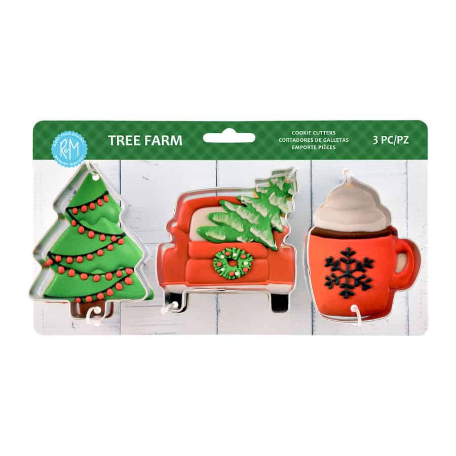 R&M International - Tree Farm 3 PC Cookie Cutter Set