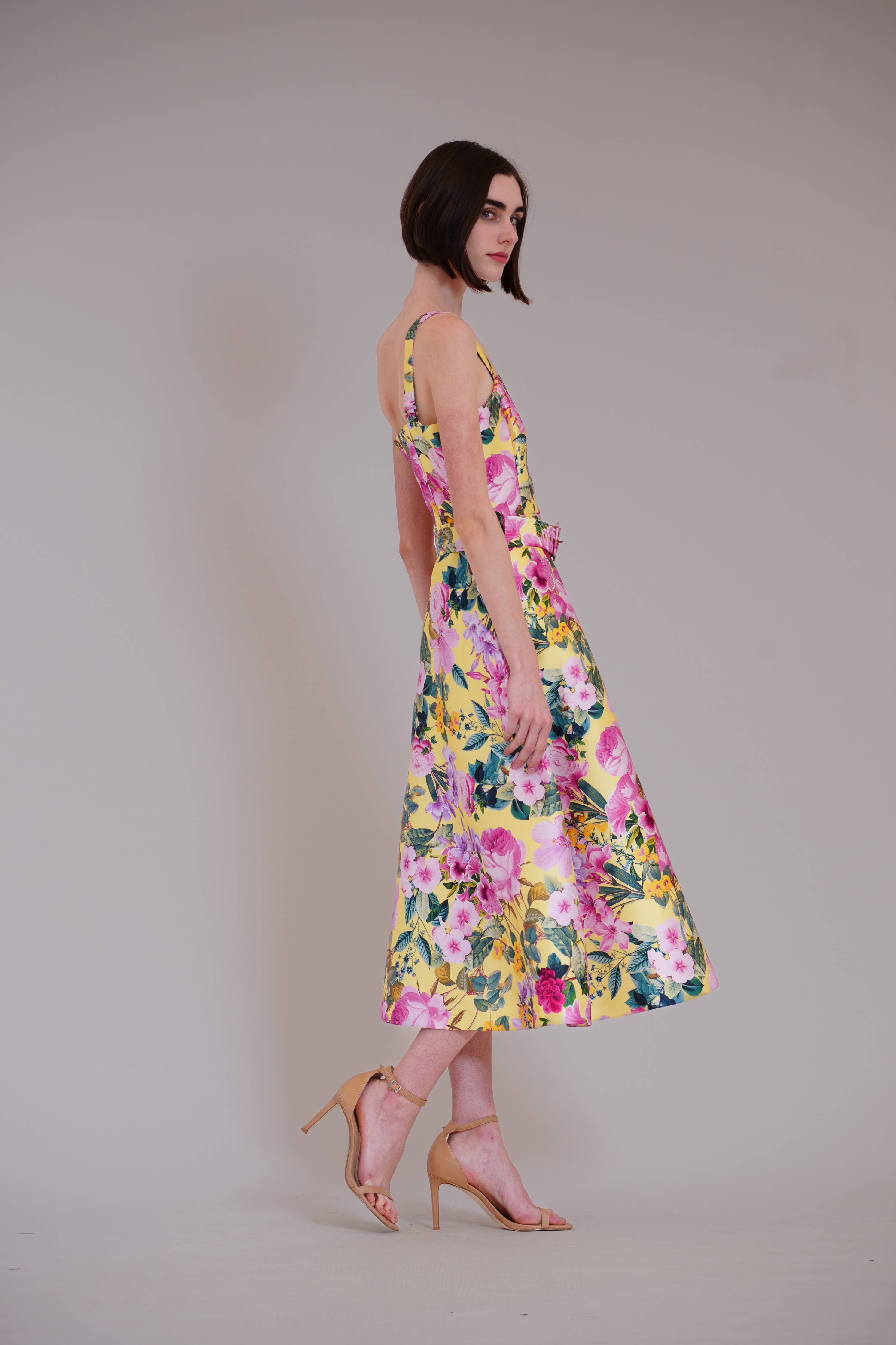 Triumphant Floral Stunner - Knee length - by Julia Jordan