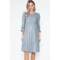 Story Teller - Maternity Easter Bubble Swiss Dot Long Spring Dress