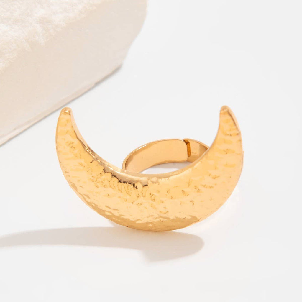 ACCITY - NEW WRINKLED THREE-DIMENSIONAL LOVE ALLOY RING_CWMM3241