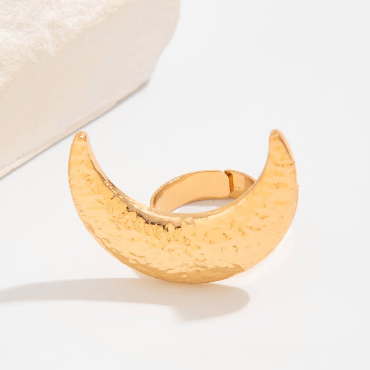 ACCITY - NEW WRINKLED THREE-DIMENSIONAL LOVE ALLOY RING_CWMM3241
