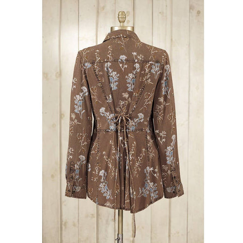 Back in the Saddle - Sandwash Floral Tunic