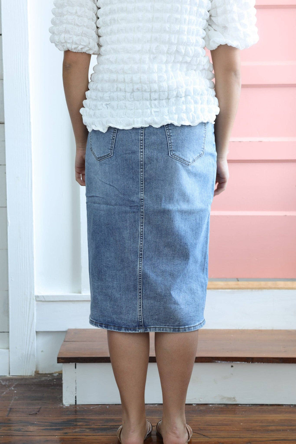 Ada Faye - Addie Denim Skirt - Dark