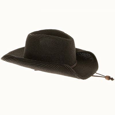 Classic Straw Cowboy Hat - Youth with Chin Cord