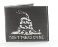 Leather Impressions Inc - Don't Tread on Me Snake Vegan Bi-Fold Wallet # VL 529