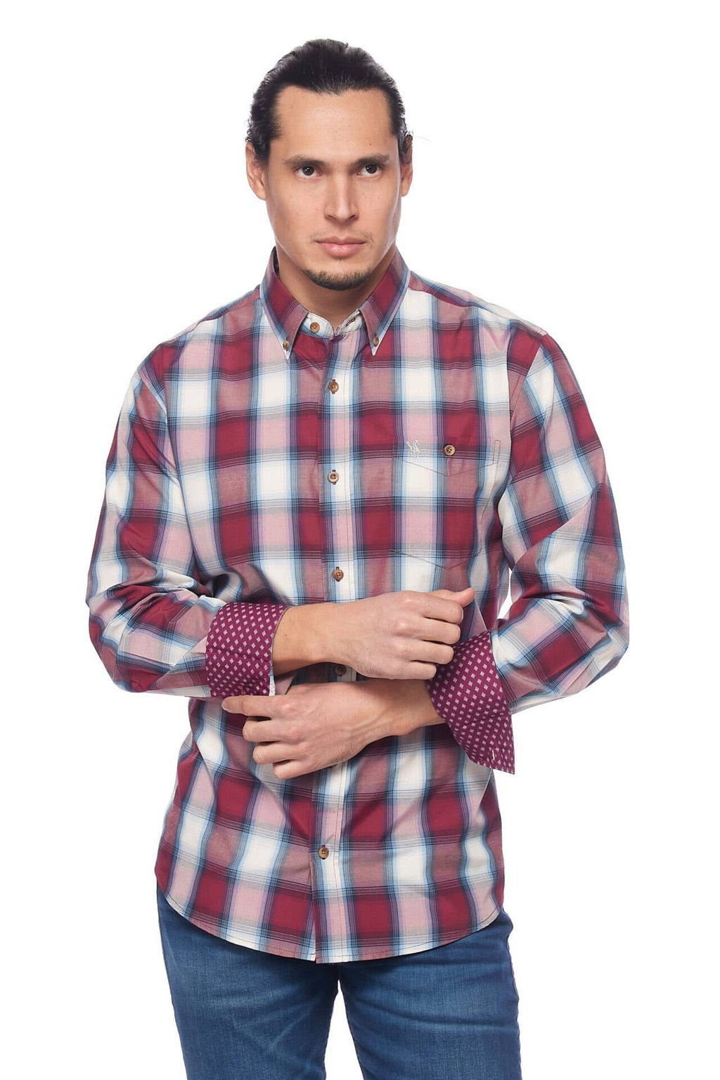 Rodeo Clothing - Men's Western Apparel Regular Fit Plaid shirts