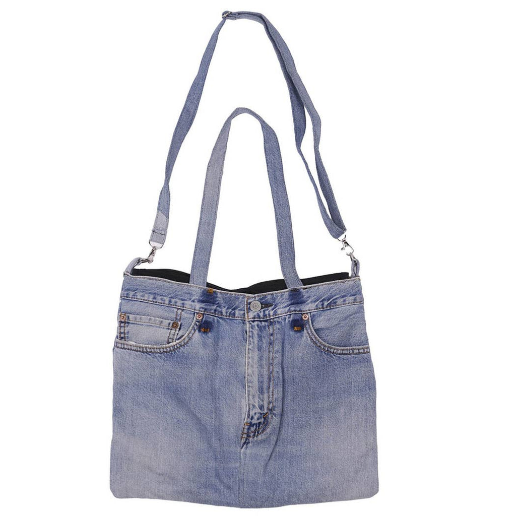 Sunshine Joy - Unique Denim Jean Butt Bag Shoulder Hand Bag Upcycled