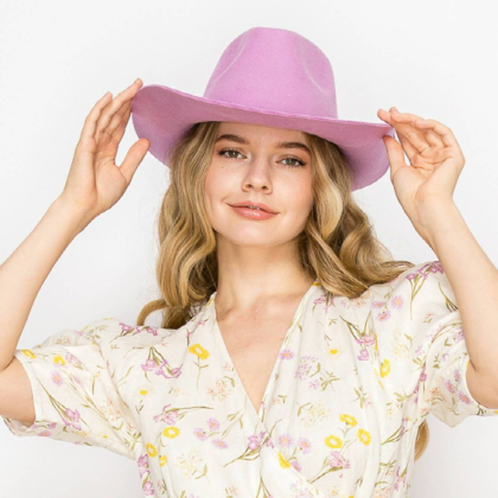 Queens INC - Stiff brim Australian wool cowboy Hat