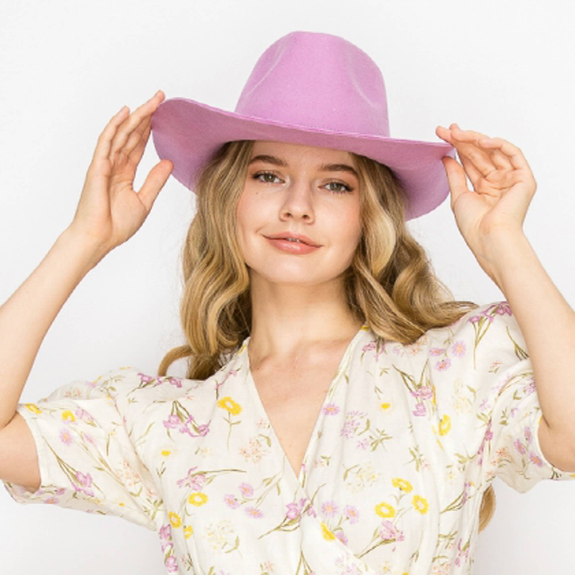 Queens INC - Stiff brim Australian wool cowboy Hat