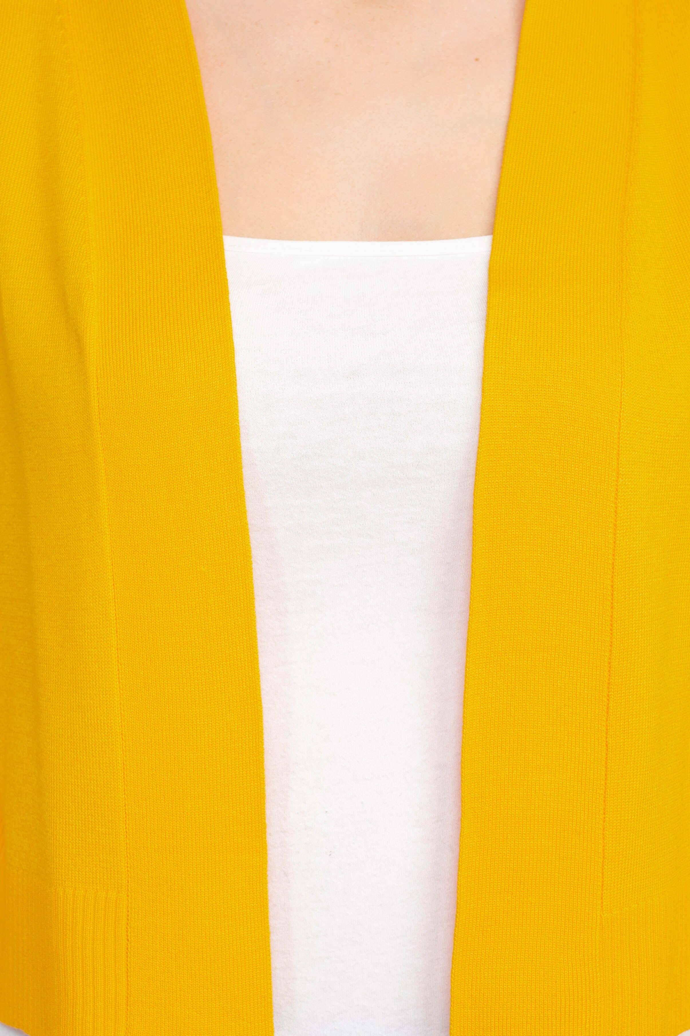 Immediate Apparel - Eclectic Studio Open Front Long Sleeve Cropped Rayon Bolero