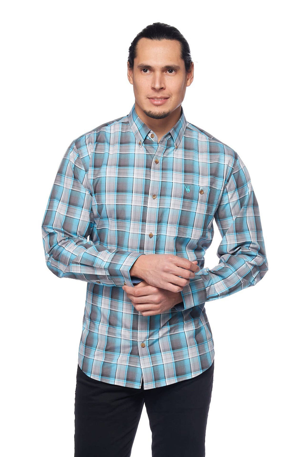 Rodeo Clothing - Men's Western Apparel Regular Fit Plaid shirts