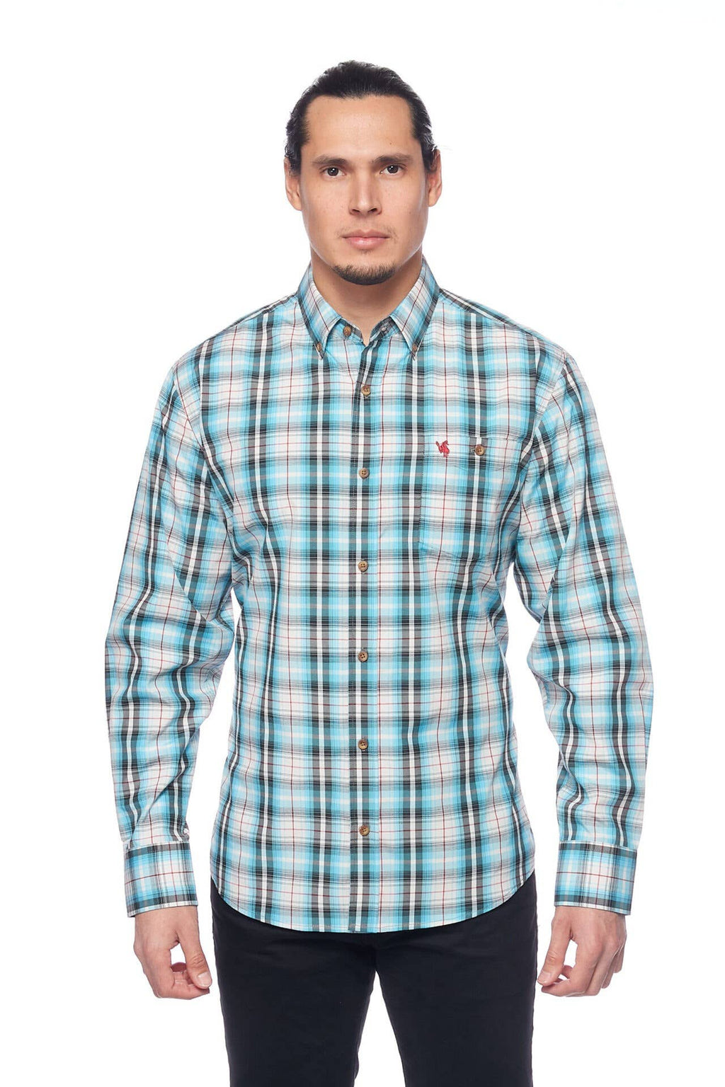 Rodeo Clothing - Men's Western Apparel Regular Fit Plaid shirts