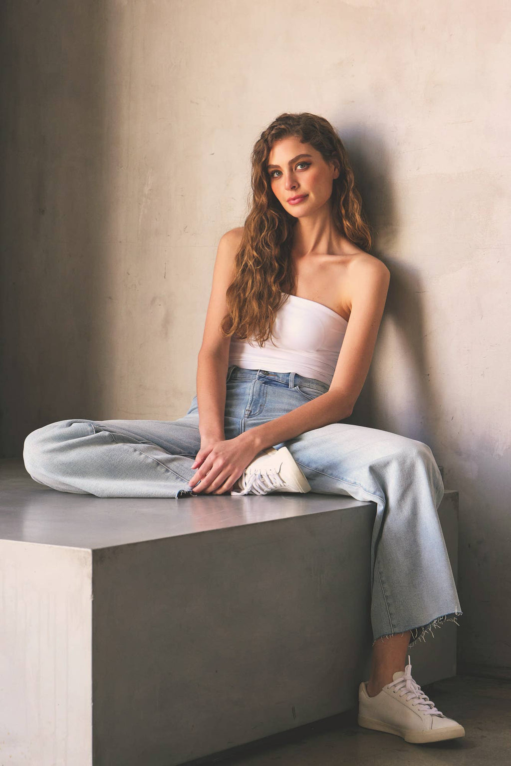 Hidden Jeans - Light Wash Clean Classic Stretch Dad Jean