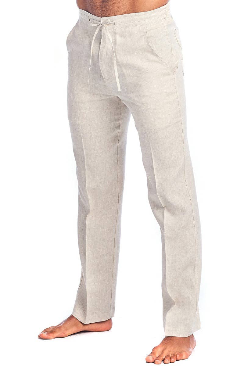 Men's Casual Dress Pants 100% Linen