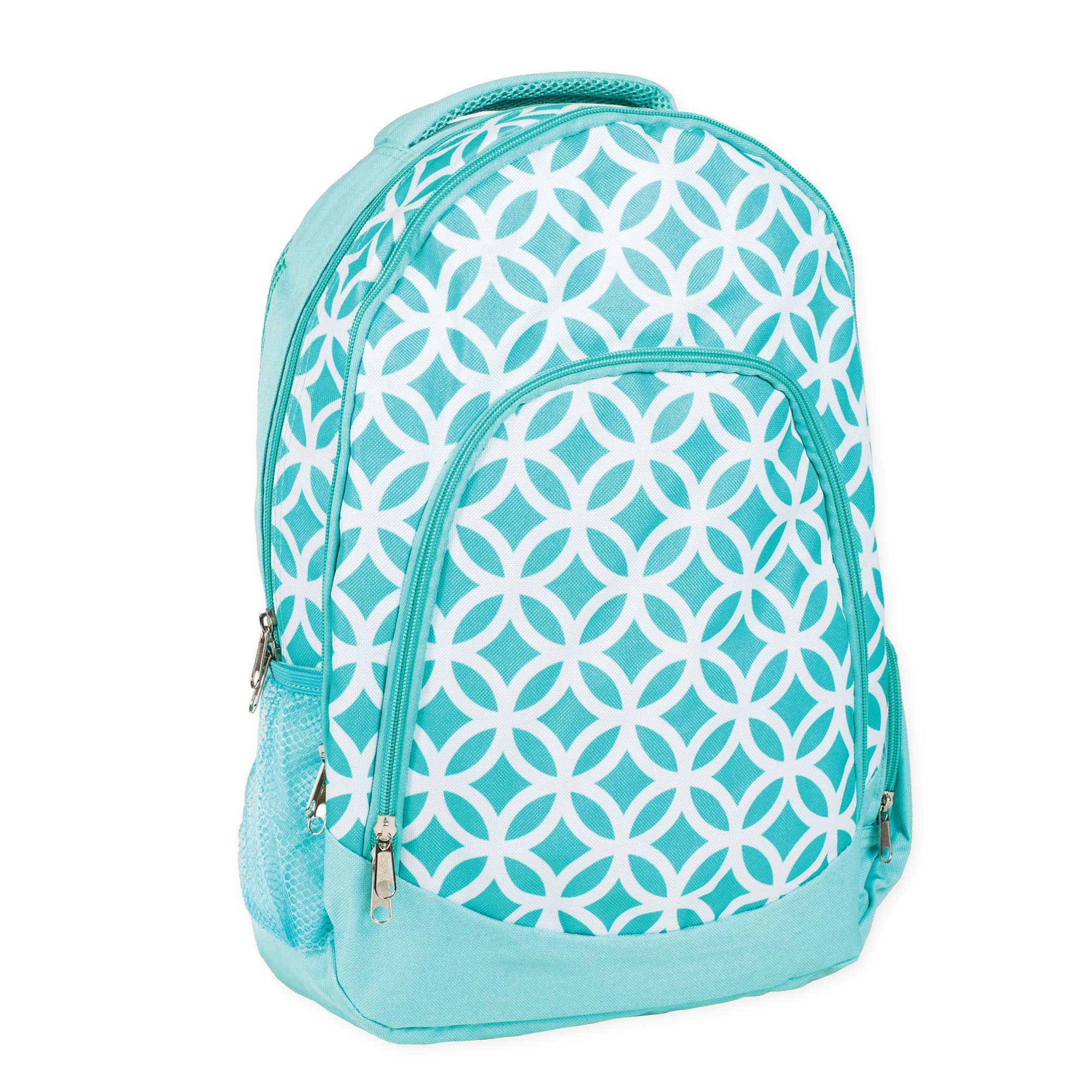 Aqua Circle Laptop School Back Pack