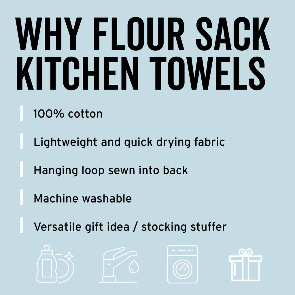 RubiaRojo - Wake Up. Kick Ass. Repeat. Inspirational Kitchen Tea Towel