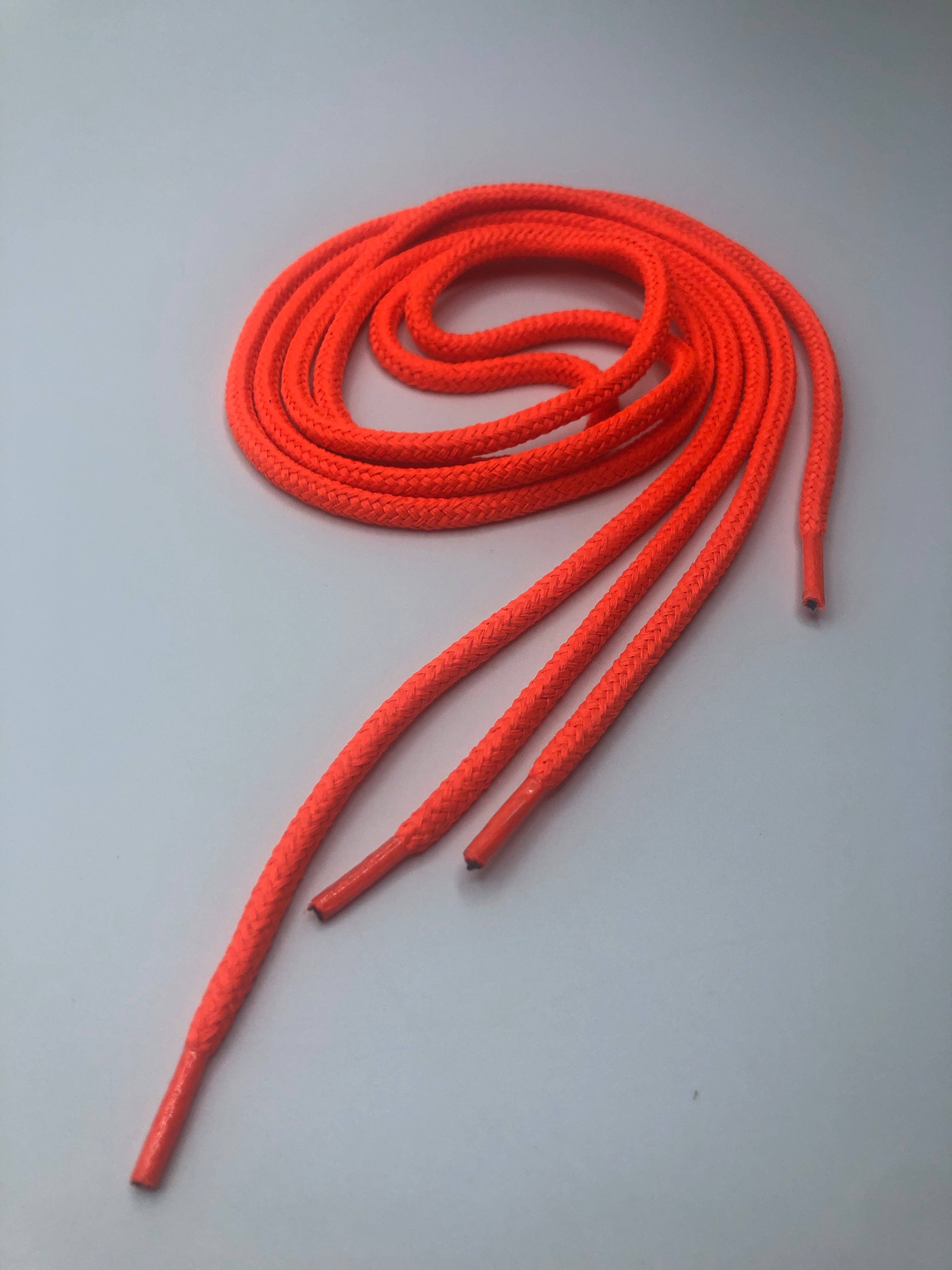 The Shoelace Factory - Round Shoelaces Neon Orange