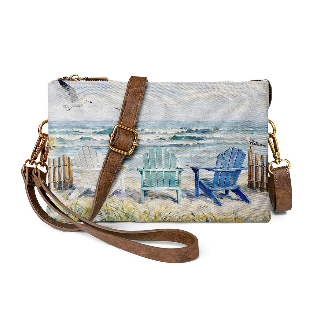 Beach Chairs Canvas Crossbody