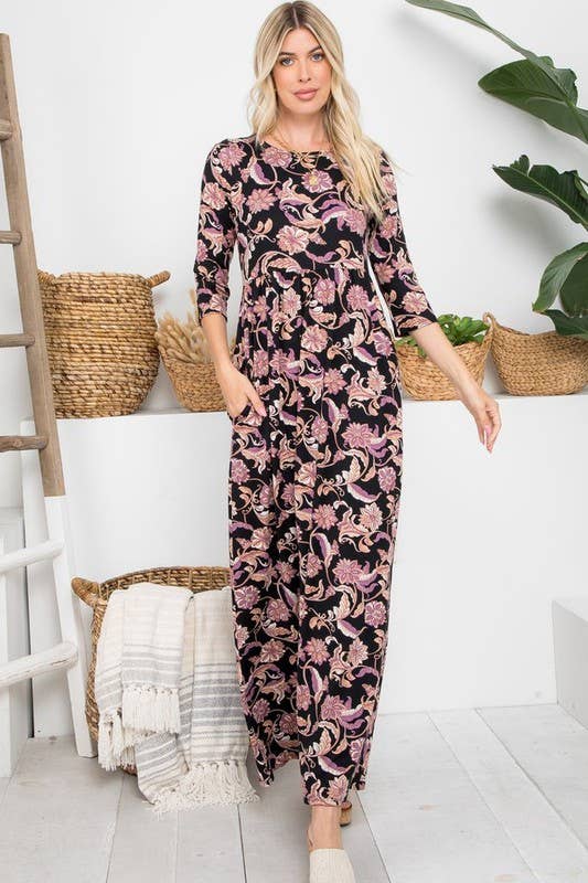 Rose Mellow Fashion - Maxi Dress