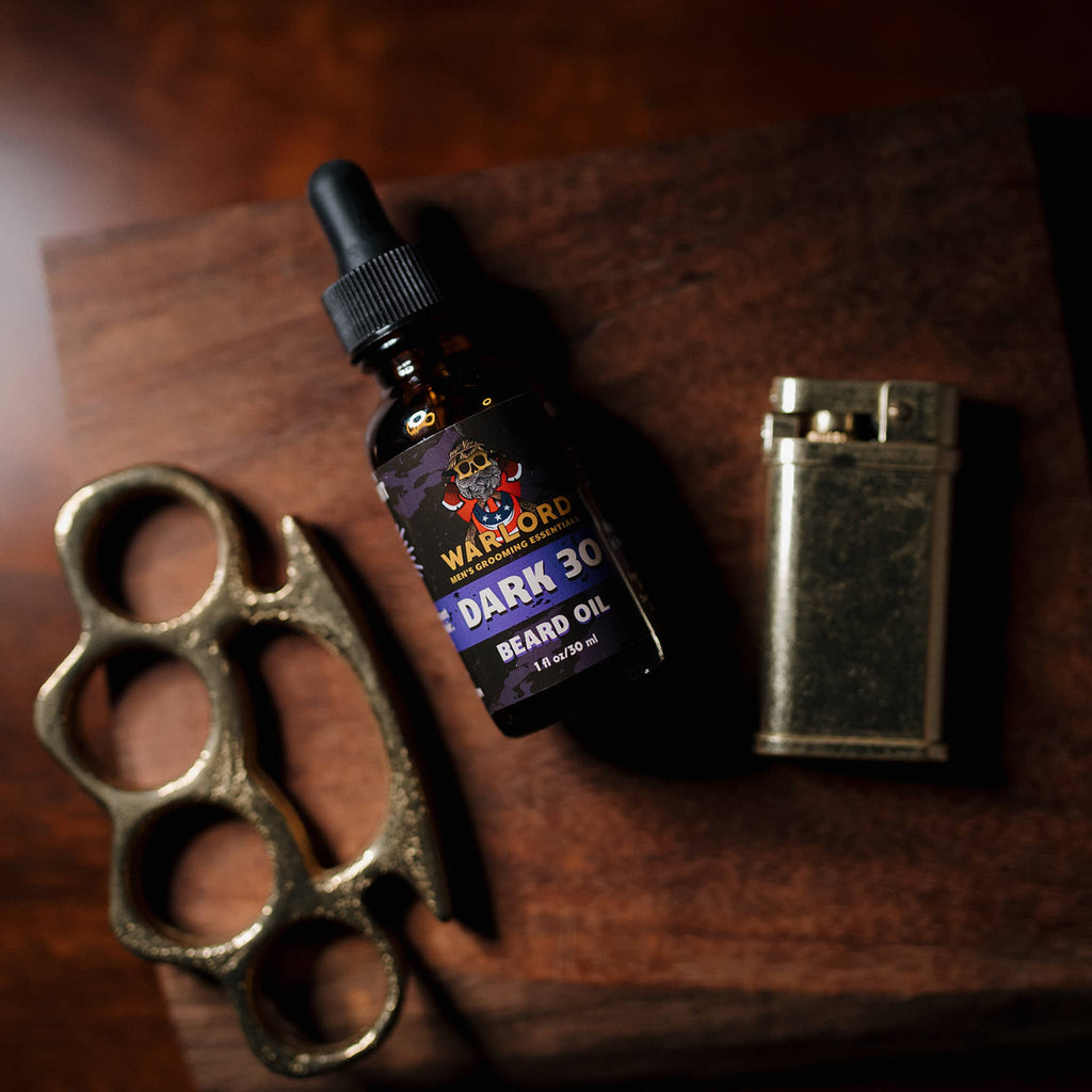 Warlord - Men's Grooming Essentials | Veteran Owned - Dark 30 Beard Oil