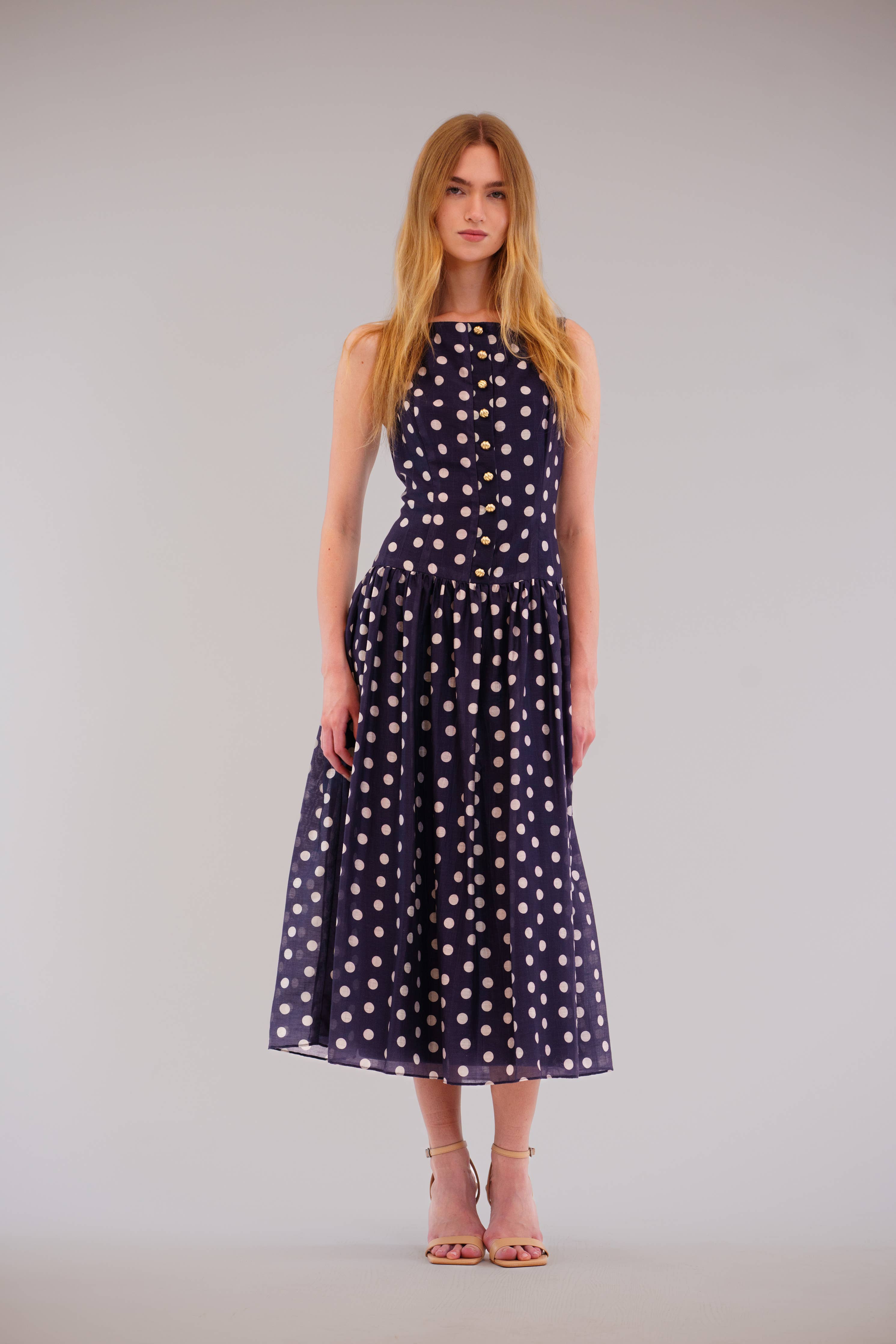 Pretty Woman Polka Dot Dress by Julia Jordan