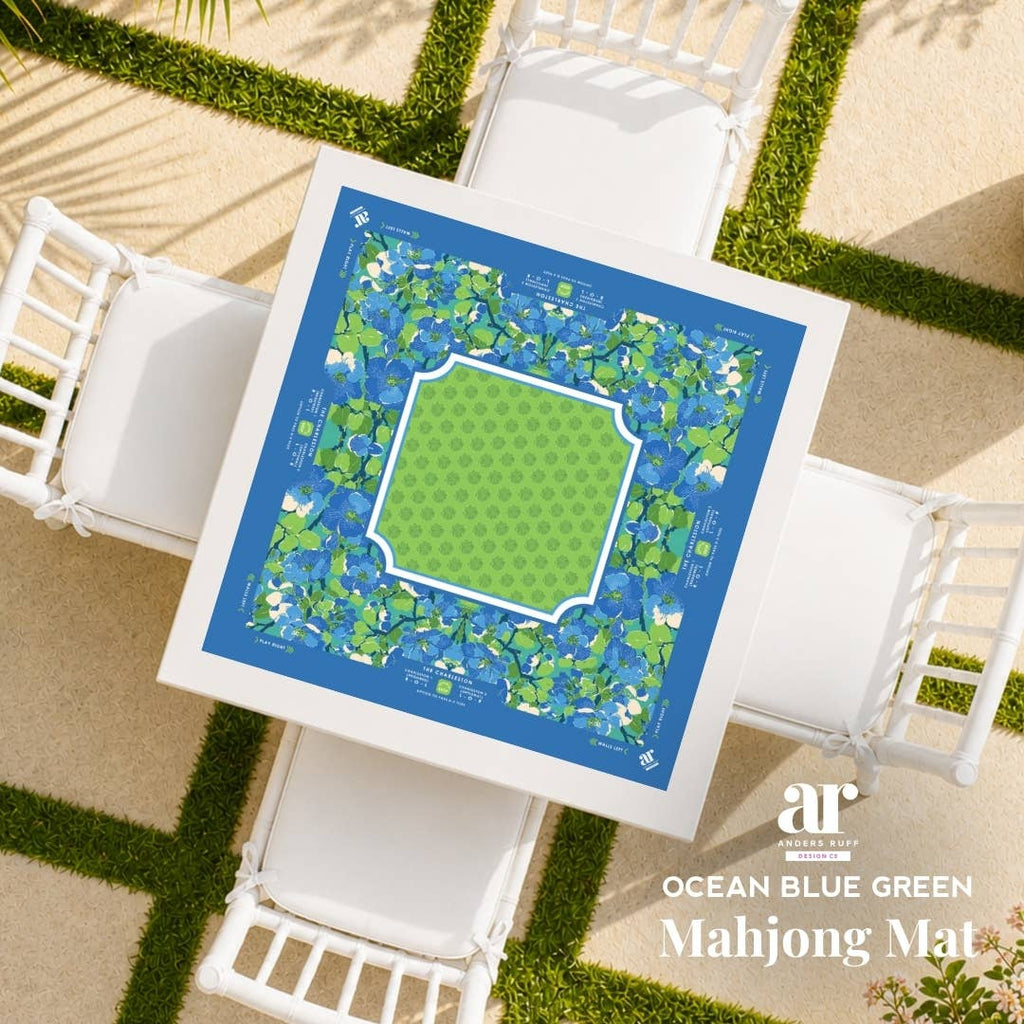 Palm Beach Collection Mahjong Mat - Anders Ruff Design Co TRAVEL Non-Neoprene