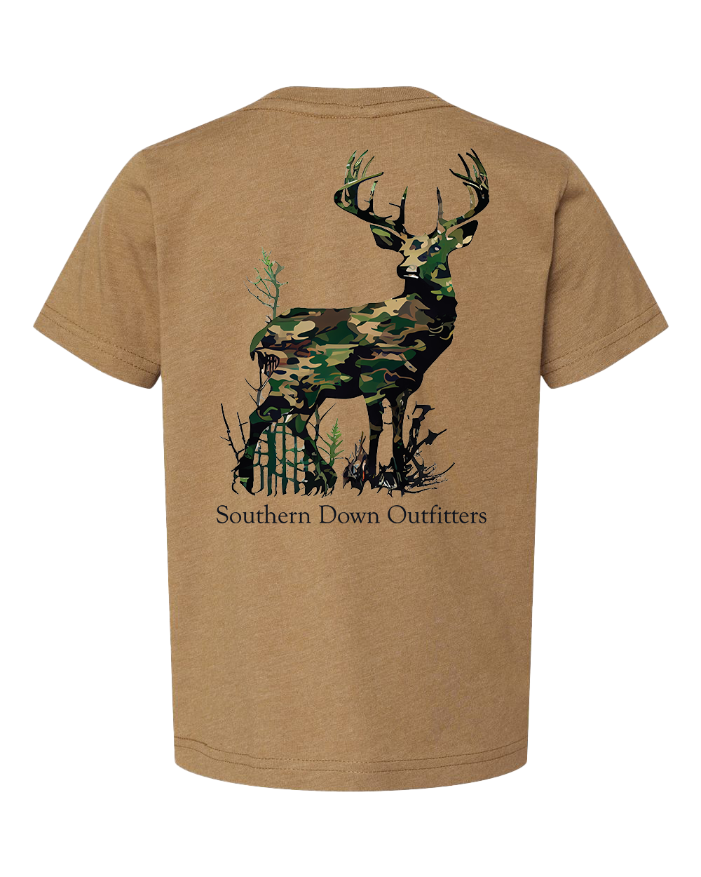 Southern Down Outfitters - Camo Deer Toddler Tee
