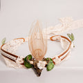 American Hat Makers - Leather and Lace Hat Band - Style True Love
